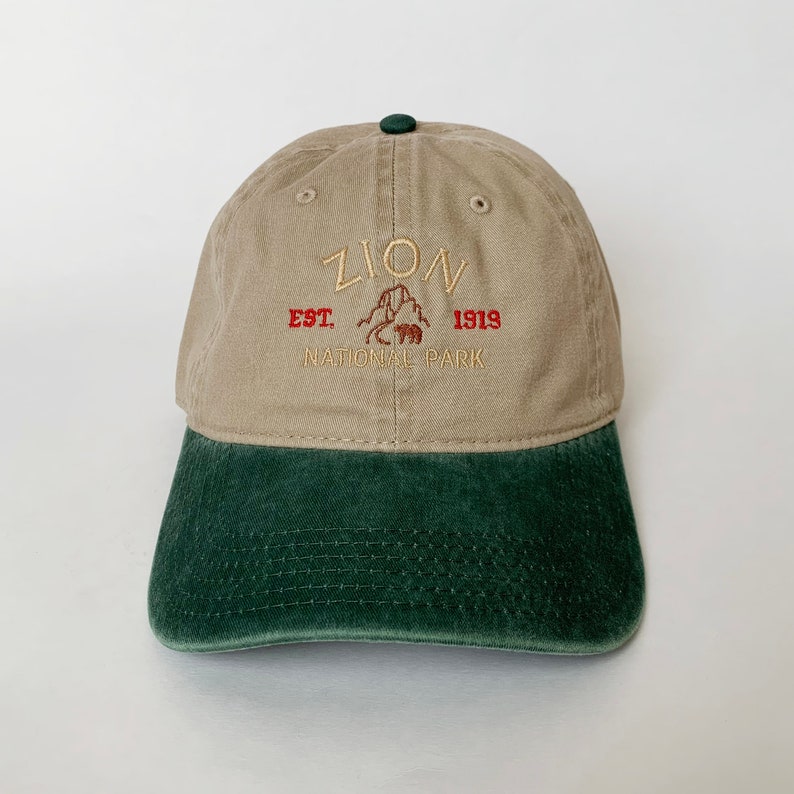 Zion National Park Embroidered Cap hat TK-0024