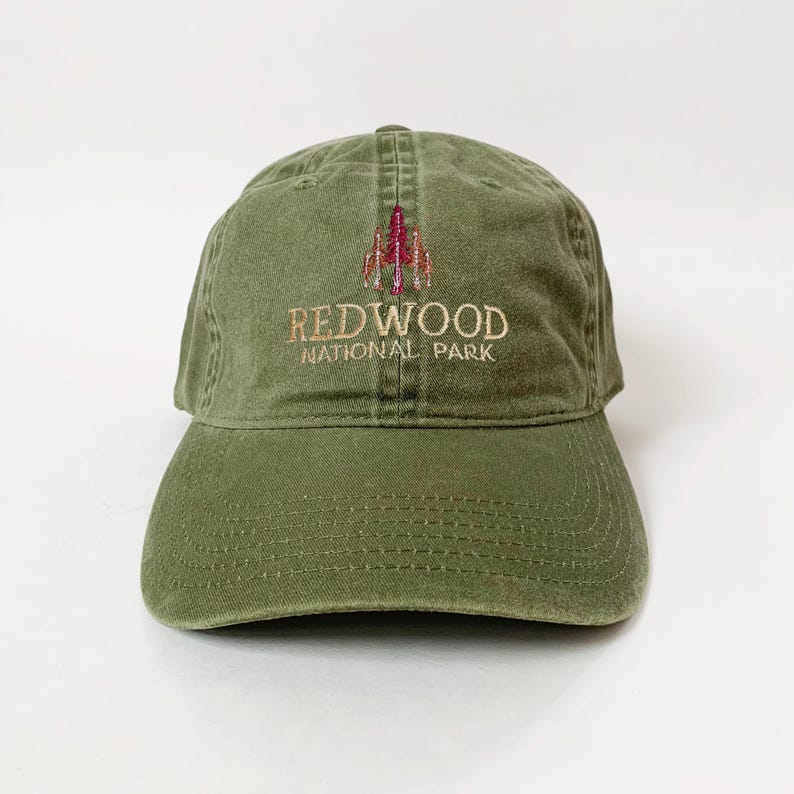 Forest Trees Hat: 100% Cotton Distressed Baseball Cap Unisex TK-0027
