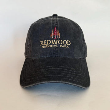 Forest Trees Hat: 100% Cotton Distressed Baseball Cap Unisex TK-0027