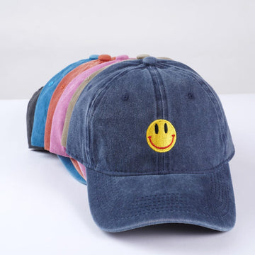 VINTAGE BASEBALL CAPS, CUSTOM LOGO EMBROIDERED HATS  QB-12