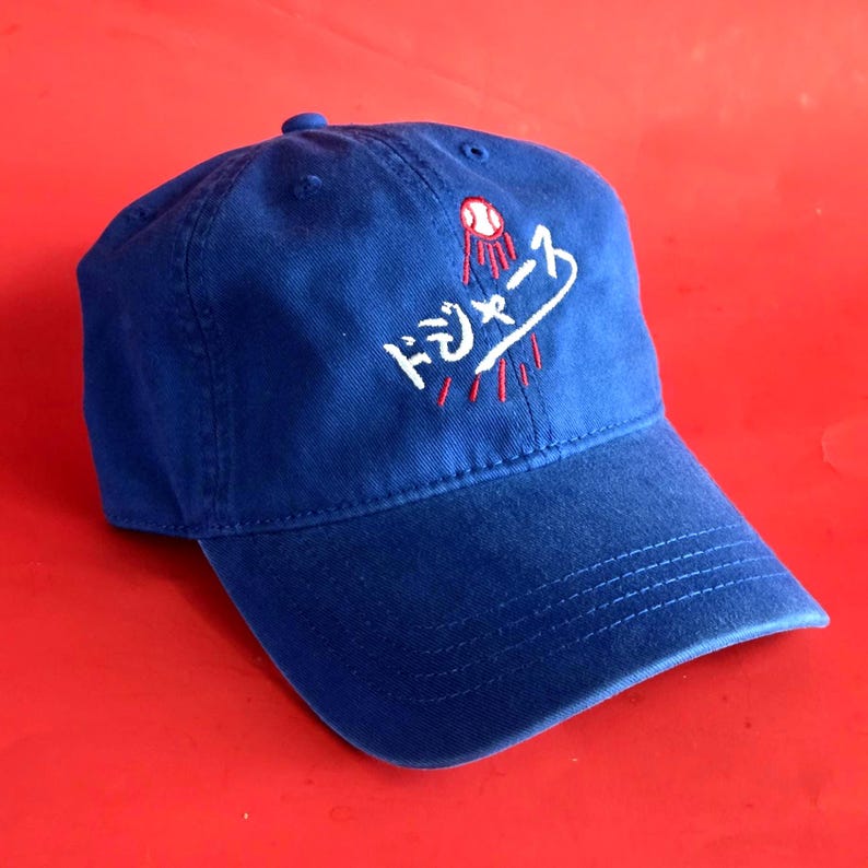 Japanese Dodgers Embroidered Baseball Hat TK-0033