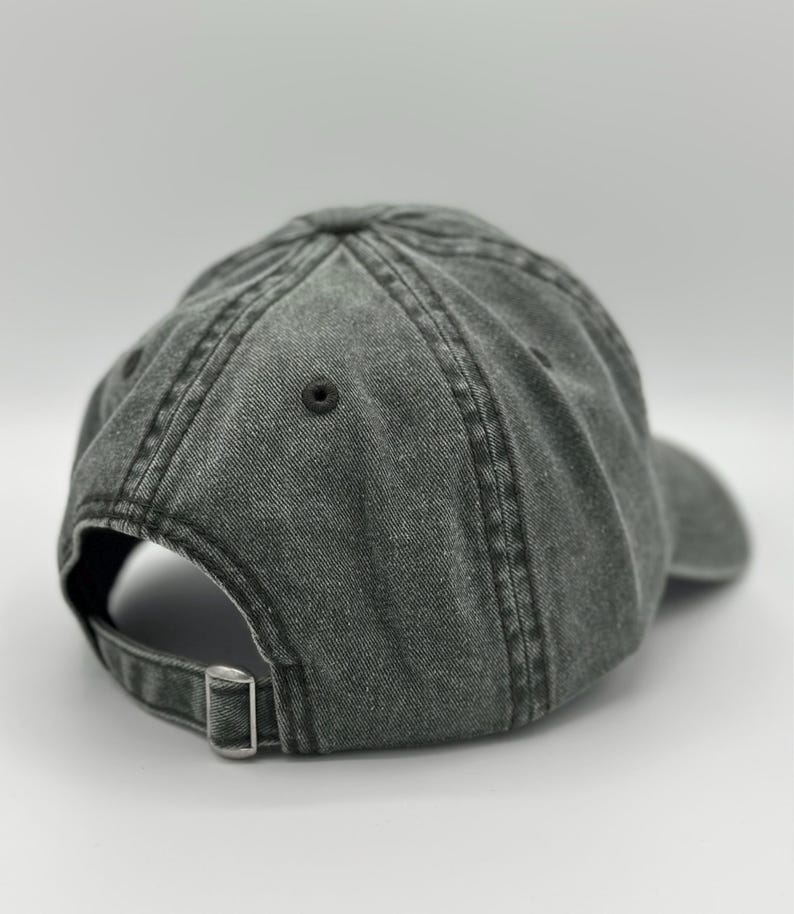 CUSTOM TEXT EMBROIDERED HAT MANY FONT CHOICES  QB-11