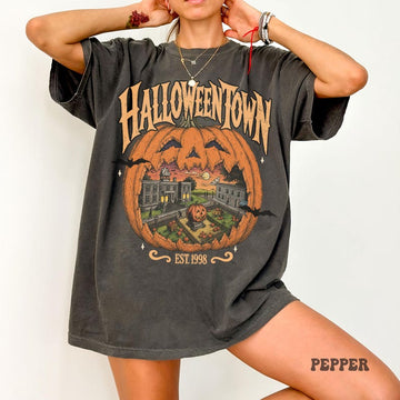 VINTAGE HALLOWEEN SHIRT, WOMENS HALLOWEEN SHIRT BT-00225