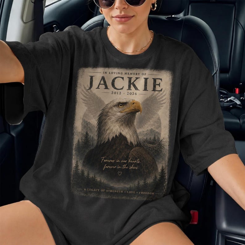 IN LOVING MEMORY JACKIE EAGLE T-SHIRT TR-00270