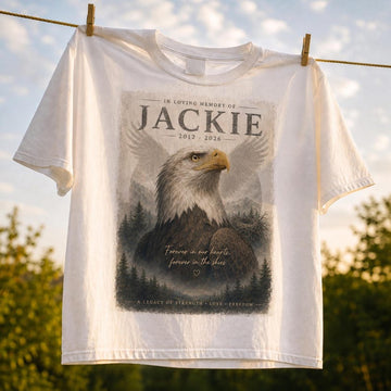 IN LOVING MEMORY JACKIE EAGLE T-SHIRT TR-00270