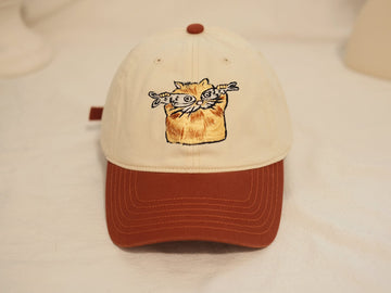 Embroidered Cat Baseball Cap TK - 0075