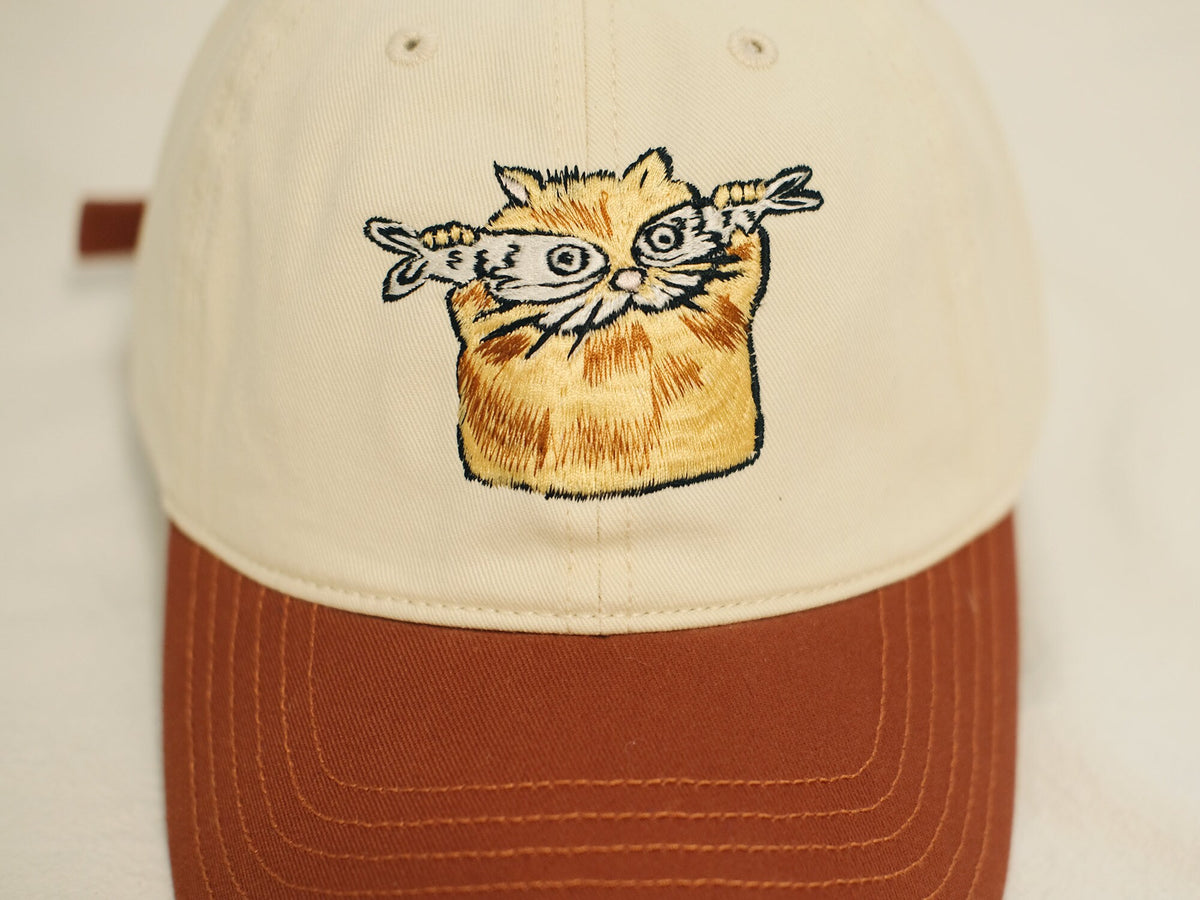 Embroidered Cat Baseball Cap TK - 0075