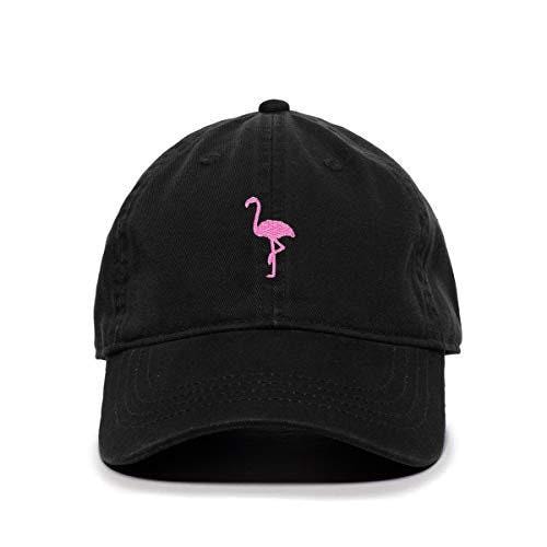 Pink Flamingo Baseball Cap Embroidered Cotton Adjustable Dad Hat TK-0017