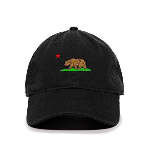 California Bear Baseball Cap Embroidered Cotton Adjustable TK-0021
