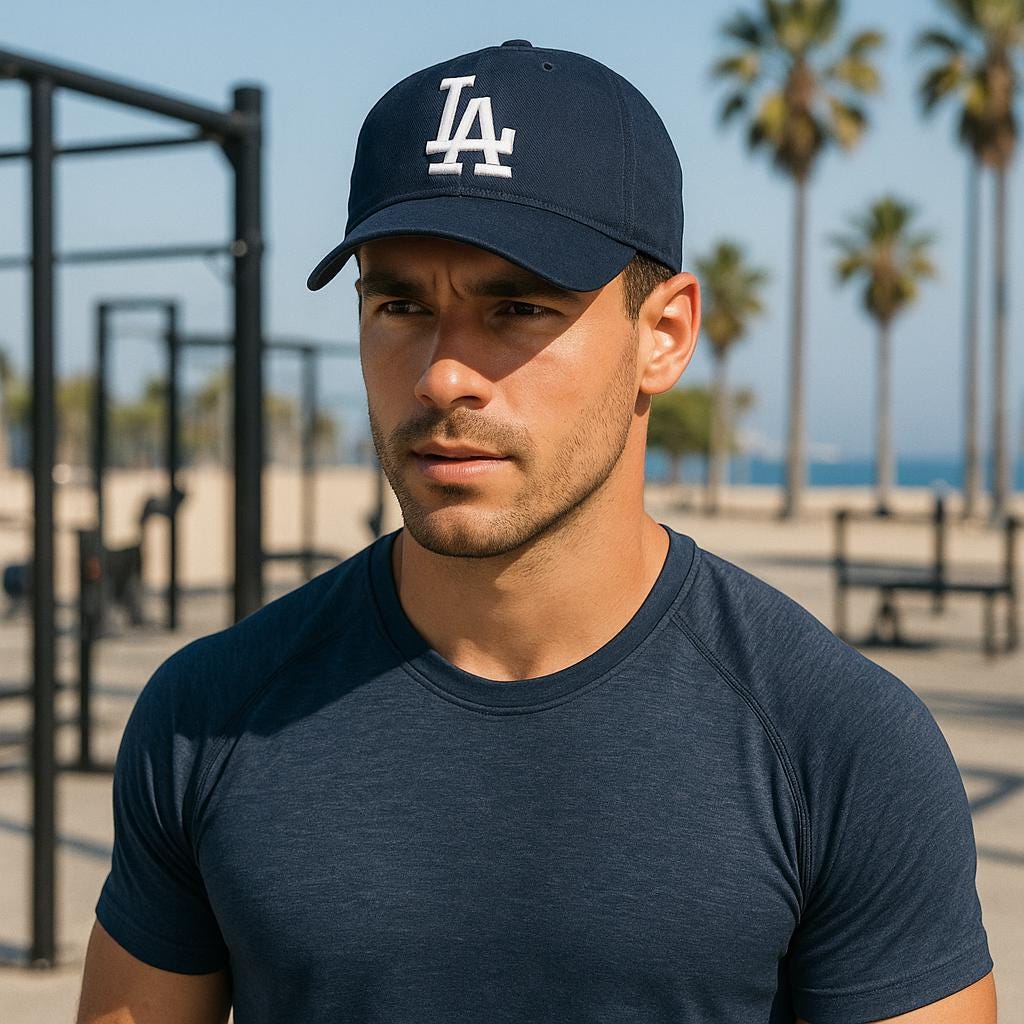 " LA '' Baseball Cap , Adult & Kids Cotton Hat TK-0009