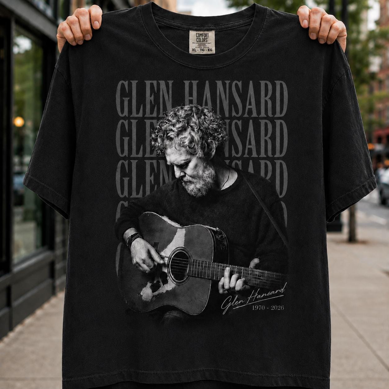 Glen Hansard Tribute Shirt, Vintage Music Memorial Tee, Folk Rock Singer Graphic T-Shirt, Musician Fan Gift, Unisex Band Tee Son-0301