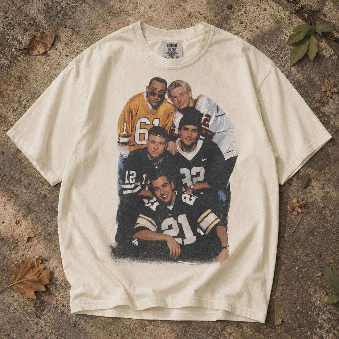 Comfort Colors Backstreet Boys Millennium Tour Music Vintage Shirt Tan Son-0311