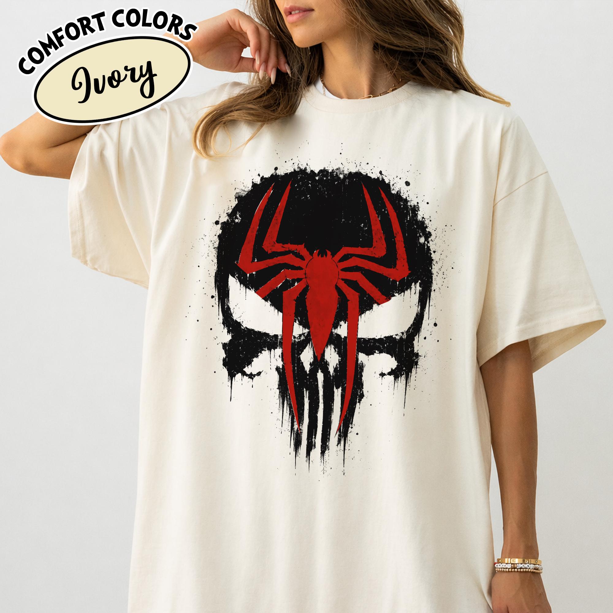 Punisher Vs Spiderman Shirt, Vintage Marvel Comics Tee, Spider-man Brand New Day Graphic Shirt, Superhero Fan Gift Son-0309