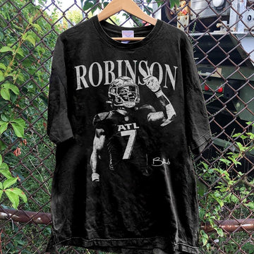 Bijan Robinson Atlanta Football Vintage Comfort Colors Shirt Son-0317