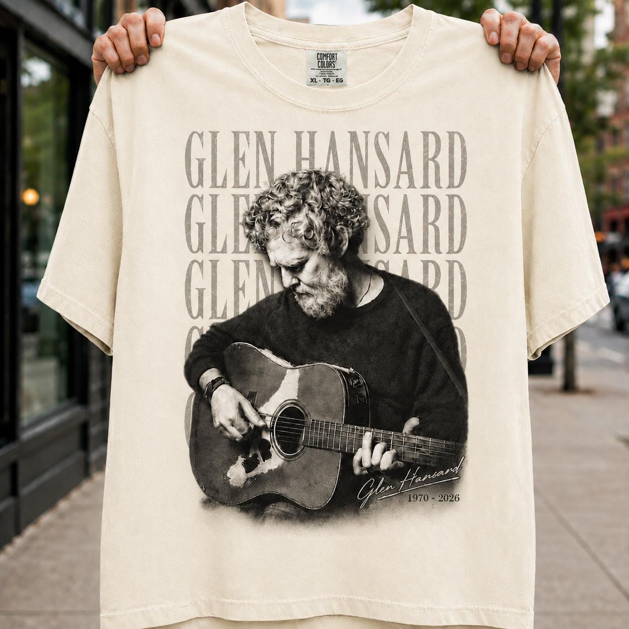 Glen Hansard Tribute Shirt, Vintage Music Memorial Tee, Folk Rock Singer Graphic T-Shirt, Musician Fan Gift, Unisex Band Tee Son-0301