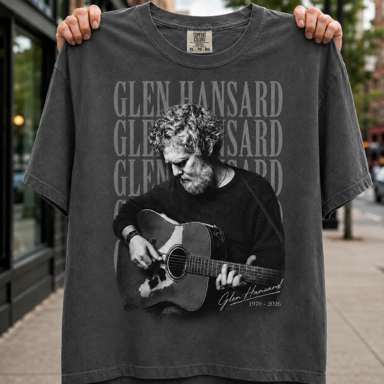 Glen Hansard Tribute Shirt, Vintage Music Memorial Tee, Folk Rock Singer Graphic T-Shirt, Musician Fan Gift, Unisex Band Tee Son-0301
