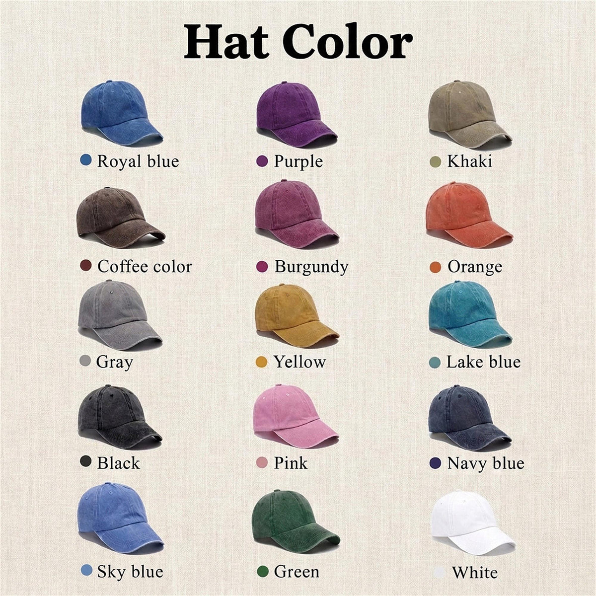I'm Single Embroidered Washed Cotton Baseball Cap TK-0002