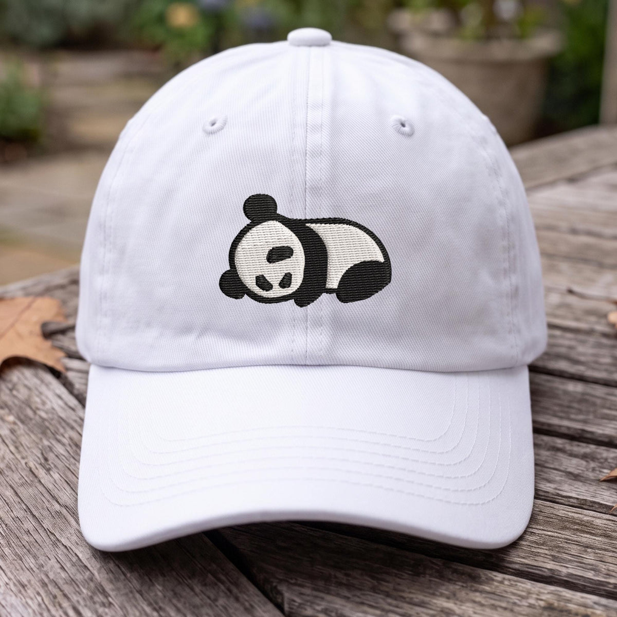 Panda Hat: Embroidered Panda Cap, Zoo Animal Trip Gift TK - 0087