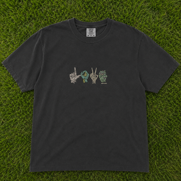 SPOOKY LOVE HANDS EMBROIDERED HALLOWEEN SHIRT AV-0082