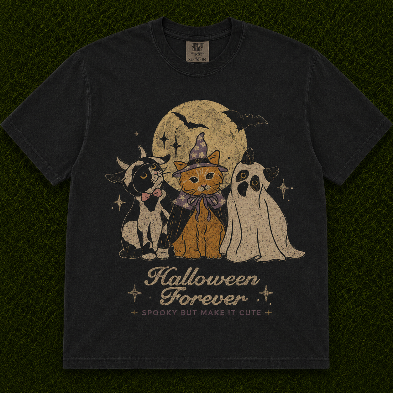 HALLOWEEN FOREVER VINTAGE T-SHIRT AV-0097