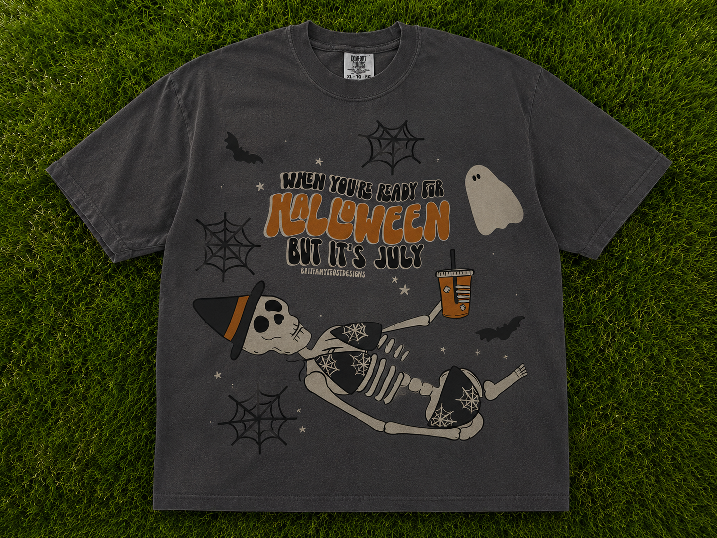 WHEN YOU'RE READY FOR HALLOWEEN BUT IT'S JULY T-SHIRT AV-00104