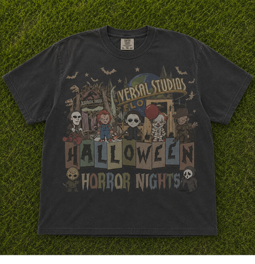 RETRO HORROR NIGHTS BOOTLEG HALLOWEEN T-SHIRT AV-00128