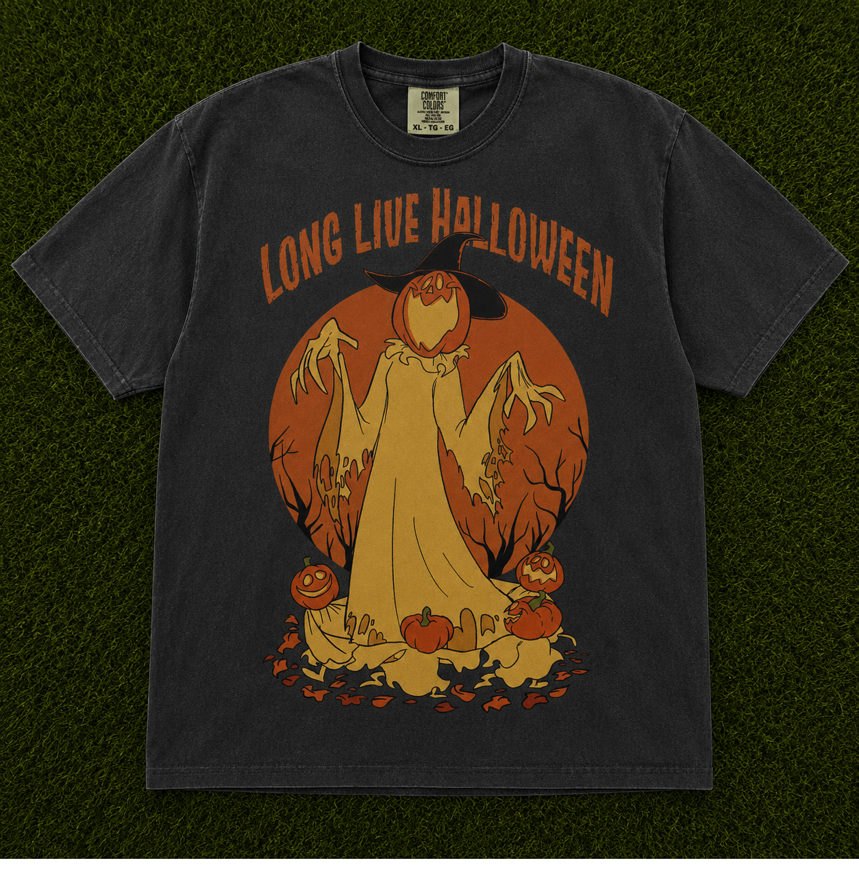 LONG LIVE HALLOWEEN VINTAGE T-SHIRT AV-00137