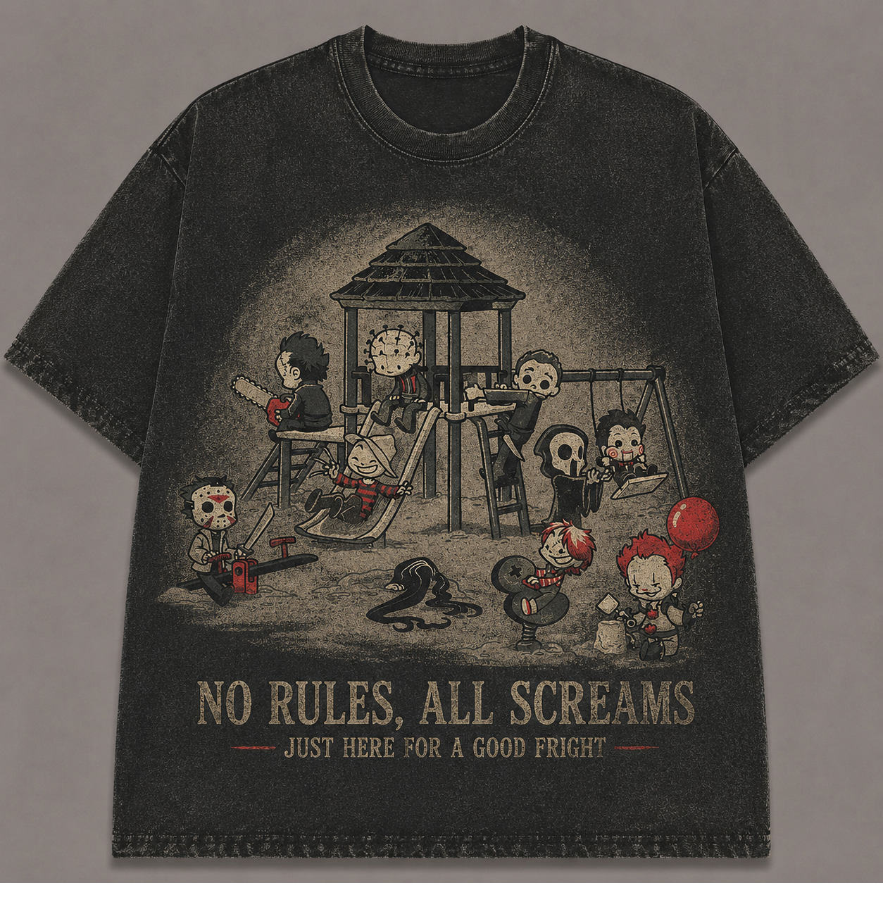 HORROR PLAYGROUND HALLOWEEN T-SHIRT AV-00175