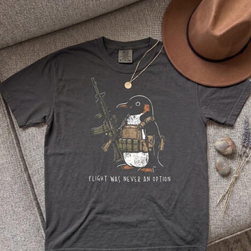 TACTICAL PENGUIN T-SHIRT HHUE - 066
