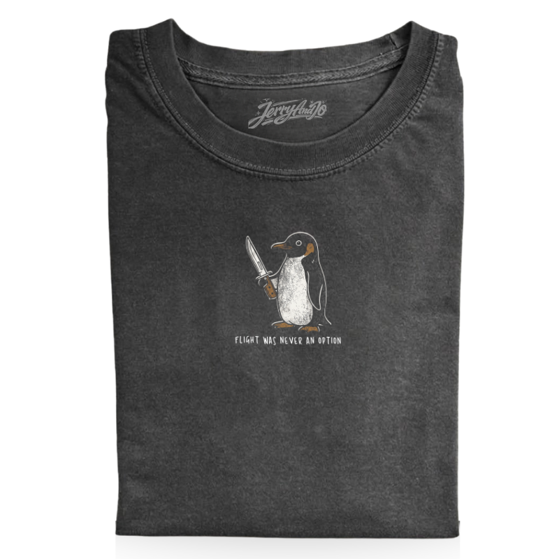 PENGUIN EMBROIDERED TEE TH-0001