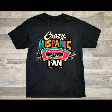 CRAZY HISPANIC SPURS FAN SHIRT, RETRO FIESTA SPURS SHIRTS - BT 0084