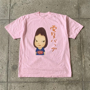PINK NYC COTTON T-SHIRT BLACK/ WHITE SHIRT BT-0076
