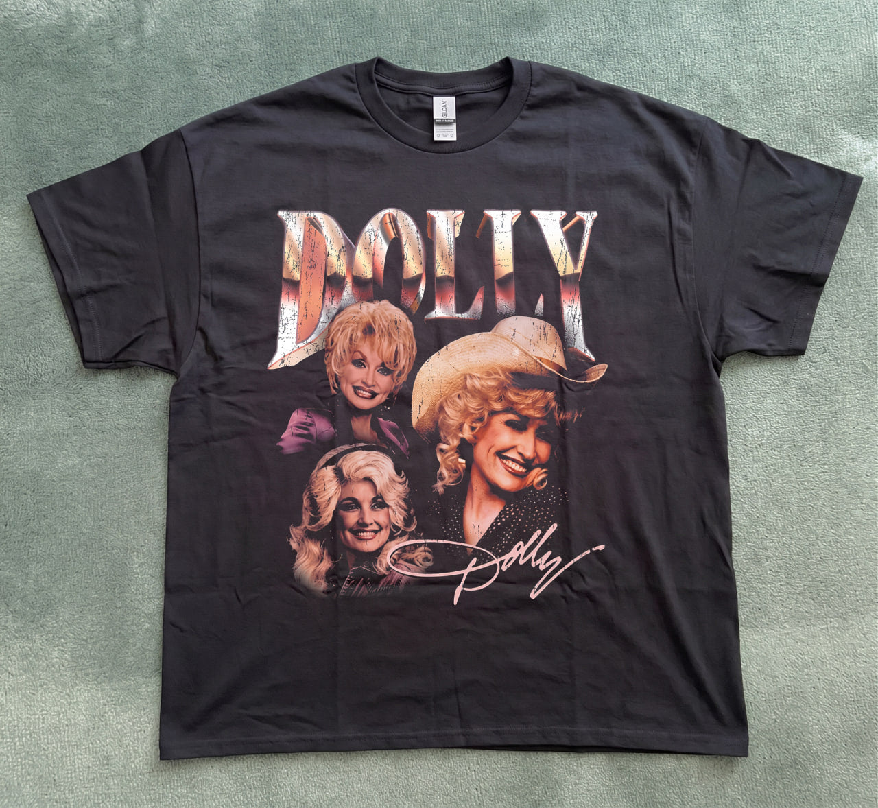 Vintage Dolly Parton Secrets Graphic Tee Shirt B-00177