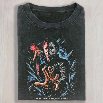 MICHAEL MYERS HALLOWEEN HORROR CHARACTERS T-SHIRT TR-00305