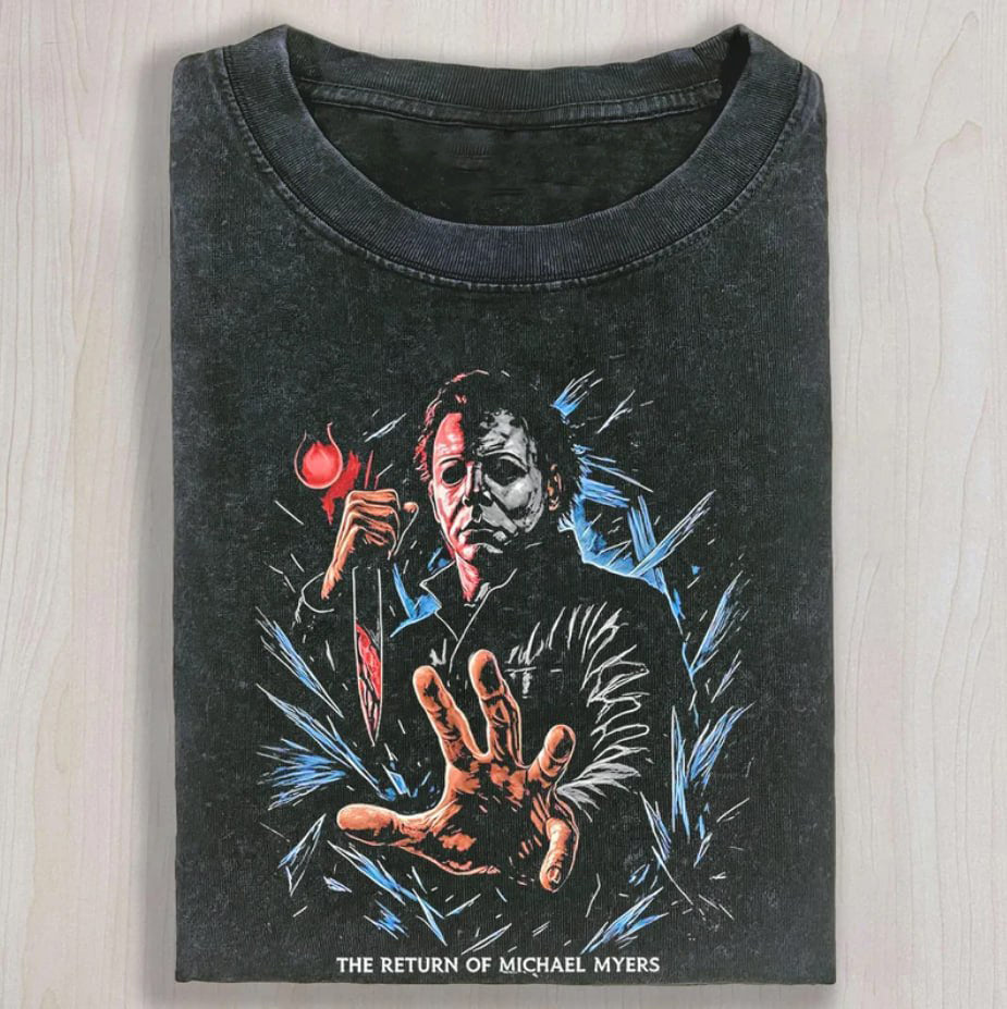 MICHAEL MYERS HALLOWEEN HORROR CHARACTERS T-SHIRT TR-00305