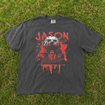 Retro Horror Jason Friday Graphic Tee, Halloween Vibes Shirt, Scary Movie Fan Gift B-00162