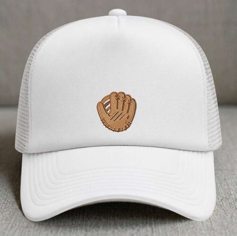 BASEBALL EMBROIDERED TRUCKER HAT MC-0002