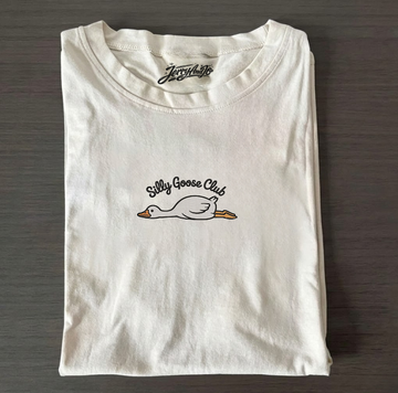SILLY GOOSE CLUB EMBROIDERED TEE MC-0008