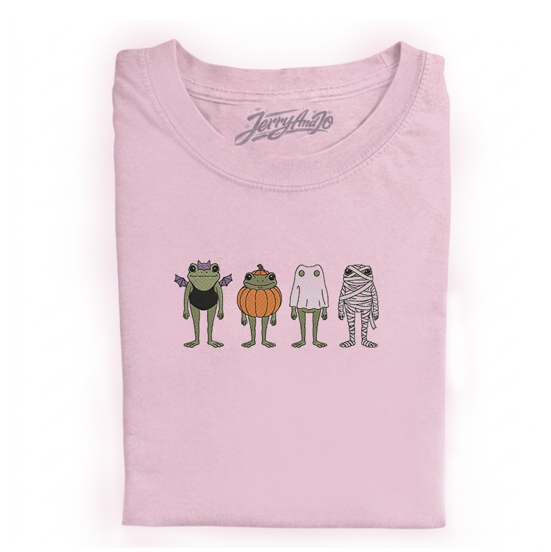 HALLOWEEN FROG EMBROIDERED TEE MC-0011