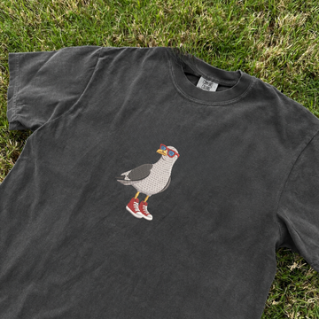 COOL SEAGULL EMBROIDERED TEE MC-0014
