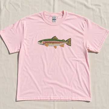RAINBOW TROUT EMBROIDERED TEE MC-0033