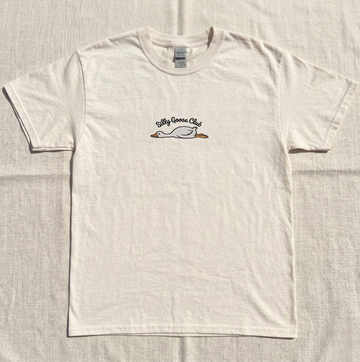 SILLY GOOSE CLUB EMBROIDERED TEE MC-0008