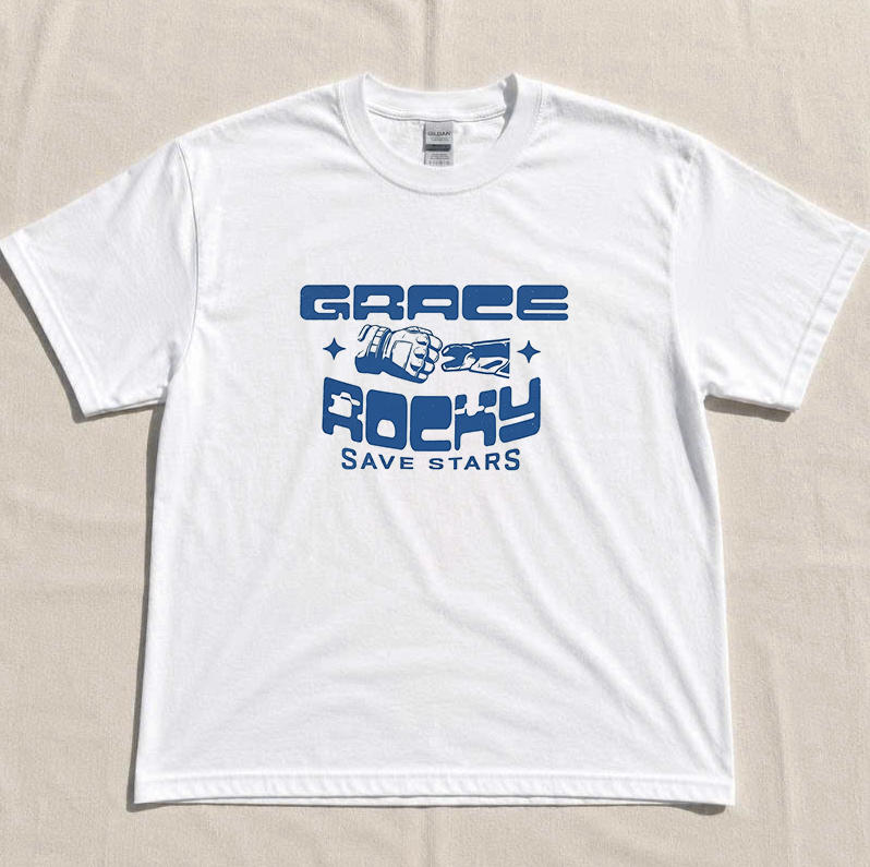 GRACE ROCKY SAVE STARS SHIRT MC-0056