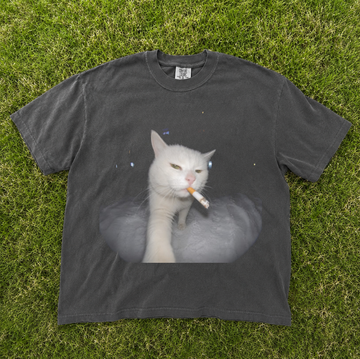 SMOKING CAT SHIRT MC-0103