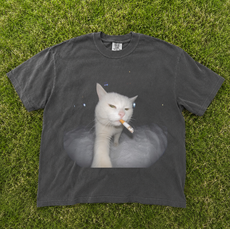 SMOKING CAT SHIRT MC-0103