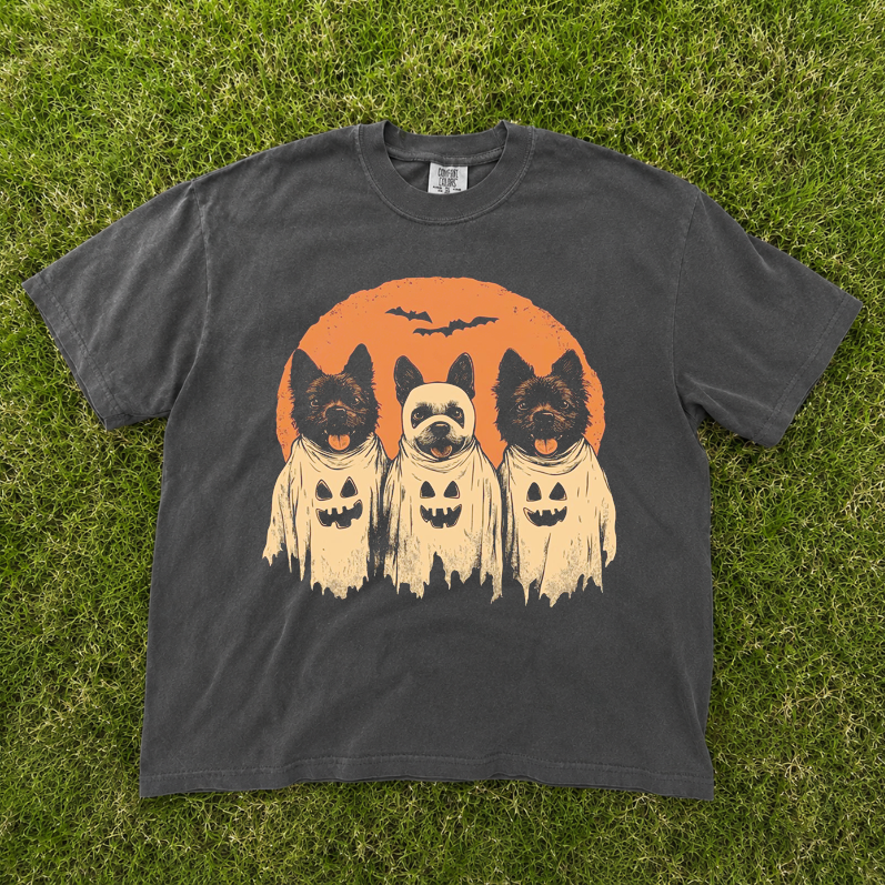 GHOST DOG HALLOWEEN GRAPHIC SHIRT MC-0115