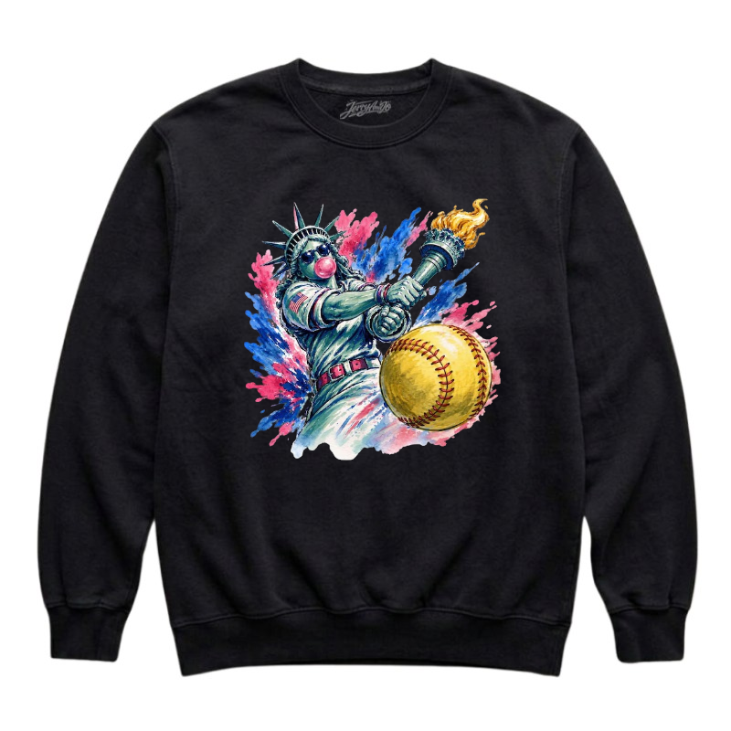 SOFTBALL LOVER PATRIOTIC TEE BN-0001