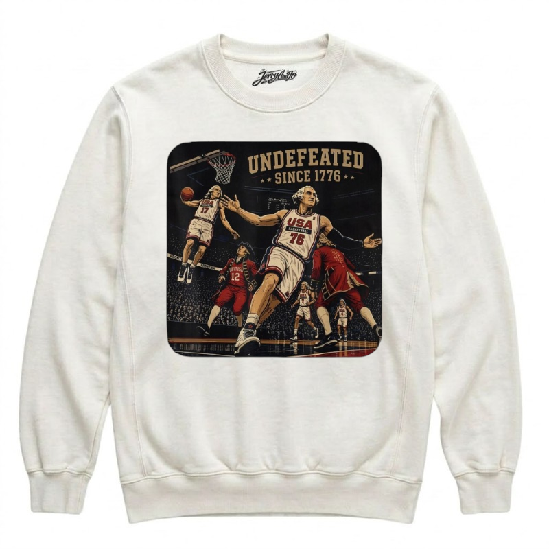 PATRIOTIC BASKETBALL TEE BN-0005