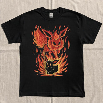 FLAREON EEVEE POKEMON ANIME SHIRT NN-0129