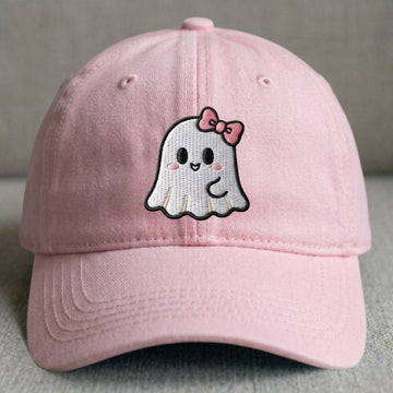 CUTE GHOST EMBROIDERED CLASSIC DAD HAT NN-0007
